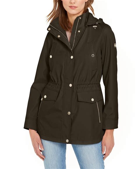 michael kors jacket repair|michael kors anorak jacket women.